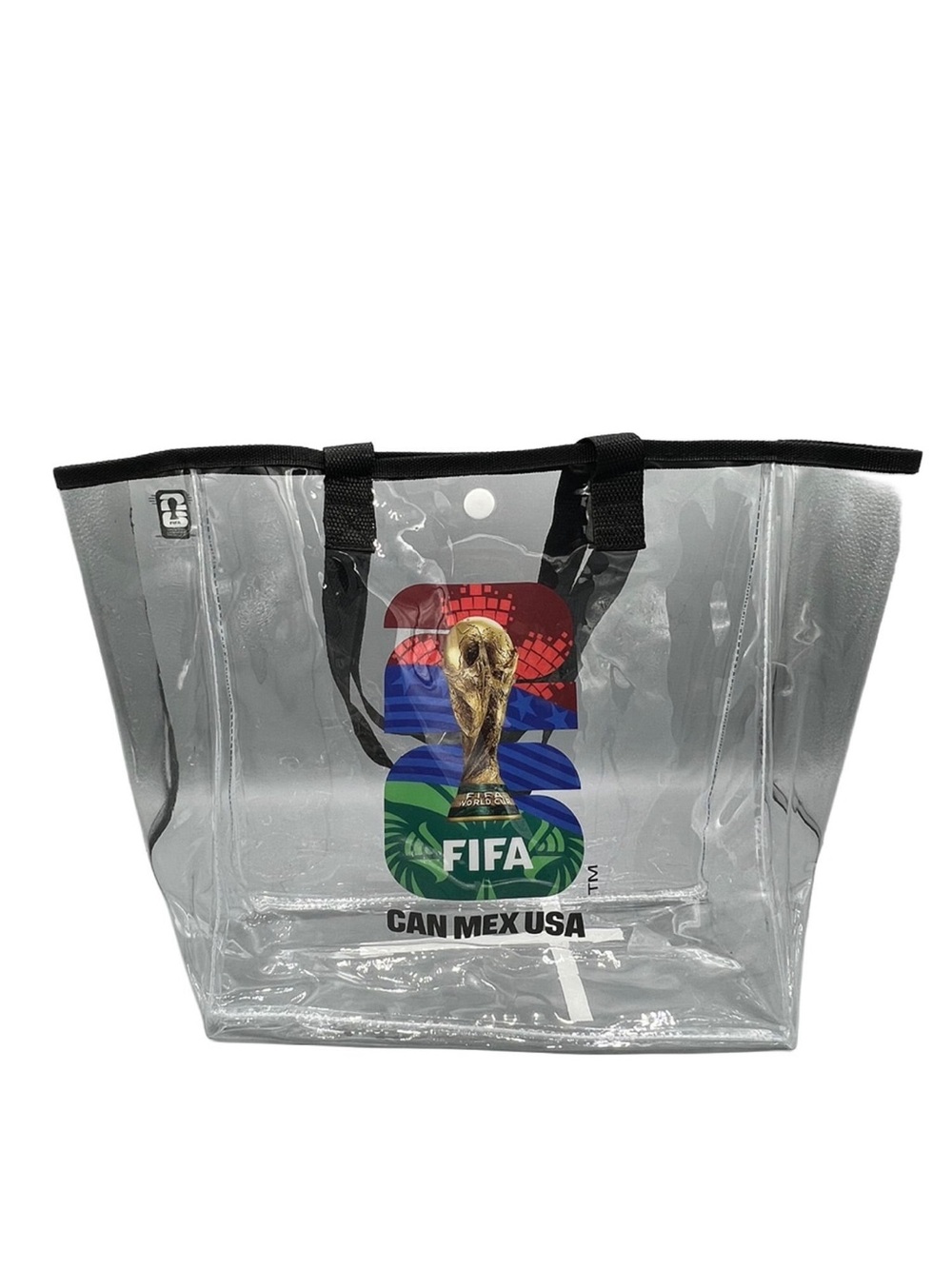 💥FIFA Clear Tote Bag with World Cup Trophy Graphic